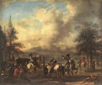 Wouwerman, Philips - Riding School